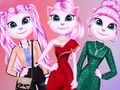 Игра Модно предизвикателство за момичета котка  онлайн