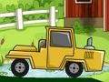 Игра Шофиране на трактор Изкачване на хълм 2D  онлайн