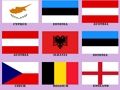 Игра Обучение на паметта. Европейски знамена  онлайн