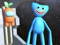 Игра Hagi Wagi и Among Us  онлайн
