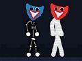 Игра Stickman Huggy Creepy Holiday  онлайн