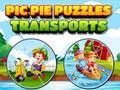 Игра Pic Pie Пъзели Транспорти  онлайн