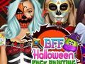 Игра BFF рисуване на лице за Хелоуин  онлайн