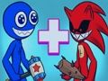 Игра Обединяване на Rainbow Friend  онлайн