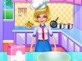 Игра Вкусната дъгова поничка на готвача Камила  онлайн