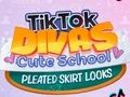 Игра TikTok Divas Визия на сладка училищна плисирана пола  онлайн