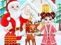 Игра Бебе Тейлър Коледно забавление с елени  онлайн