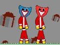Игра HuggyBros Коледа  онлайн