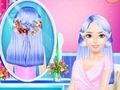 Игра Правене на прическа с цветна плитка  онлайн