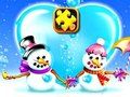Игра Зимни празнични пъзели  онлайн