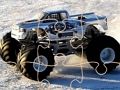Игра Зимни пъзели Monster Truck  онлайн