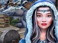 Игра Зимен замък  онлайн