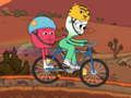Игра Ден на BMX с ябълка и лук  онлайн