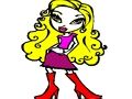 Игра Лесно оцветяване Bratz онлайн Игра Лесно оцветяване Bratz онлайн
