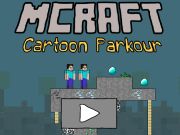 Игра Mcraft Cartoon Parkour онлайн