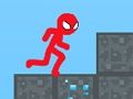 Игра Stickman Blockworld Parkour 2 онлайн