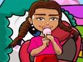 Игра Спасете момичето от сладоледената къща  онлайн