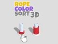 Игра Цветно сортиране на въжета 3D  онлайн