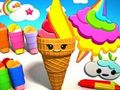 Игра Книжка за оцветяване: Сладолед  онлайн