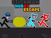 Игра Stickman huggy бягство онлайн