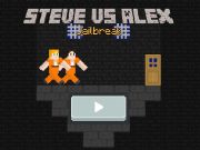 Игра Стив срещу Алекс Бягство от затвора  онлайн