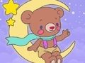 Игра Книжка за оцветяване: Лунна мечка  онлайн