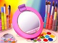 Игра Книжка за оцветяване Козметика  онлайн