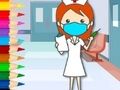 Игра Книжка за оцветяване: Доктор  онлайн