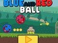 Игра Синя и червена топка  онлайн