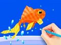 Игра Книжка за оцветяване: Риба  онлайн