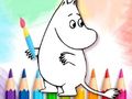 Игра Книжка за оцветяване: Мумин  онлайн