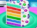 Игра Направете торта Rainbow Confetti  онлайн