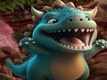Игра Ликуващо бягство на динозавър  онлайн