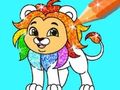 Игра Книжка за оцветяване: Лъв  онлайн