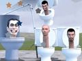 Игра Skibidi Тоалетна Скрити звезди  онлайн