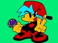 Игра Friday Night Funkin Книжка за оцветяване  онлайн