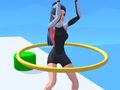 Игра Състезание с хула обръч  онлайн