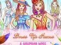 Игра Игри за обличане и книга за оцветяване  онлайн