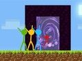 Игра Stickman Bunny Hop Трикове  онлайн