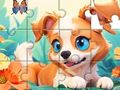 Игра Пъзел: Куче и градина  онлайн