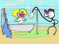 Игра Пъзел Stickman Troll Thief  онлайн