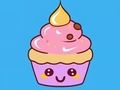 Игра Книжка за оцветяване: Cupcake  онлайн