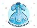 Игра Книжка за оцветяване: Рокля с панделки  онлайн