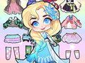 Игра Облечи кукла с коса  онлайн