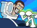 Игра Stickman срещу Skibidi Toilet  онлайн