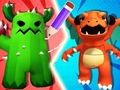 Игра Битката на чудовището: Рисуване  онлайн