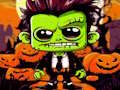 Игра Хелоуински пъзел Franky & Vampire  онлайн