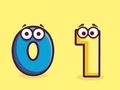Игра Книжка за оцветяване: Число 0-1  онлайн