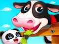 Игра Животинска ферма бебе панда  онлайн