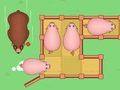 Игра Слайд пъзел: движение на прасенце  онлайн